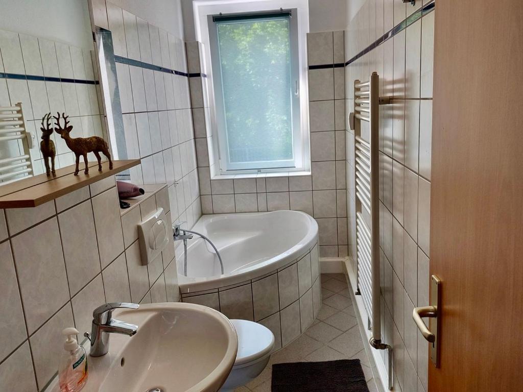 Ferienwohnungen Zauberberg, Schneehase & Glitzerhirsch Oberwiesenthal Exterior foto